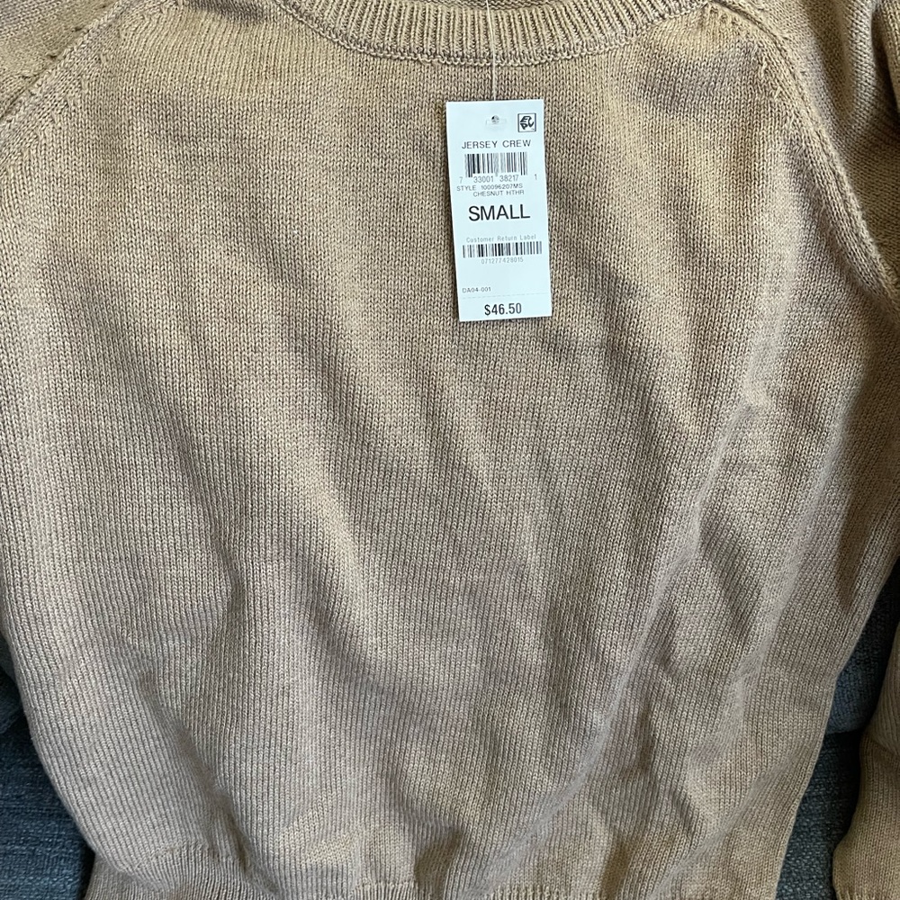 Brown sweater women’s brand new. Tags.